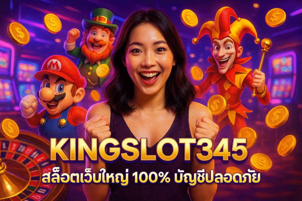 KINGSLOT345 สล็อตเว็บใหญ่ 100% บัญชีปลอดภัย