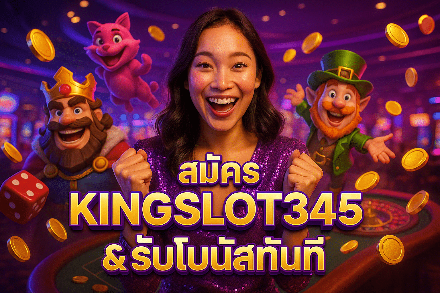 สมัคร KINGSLOT345 & รับโบนัสทันที