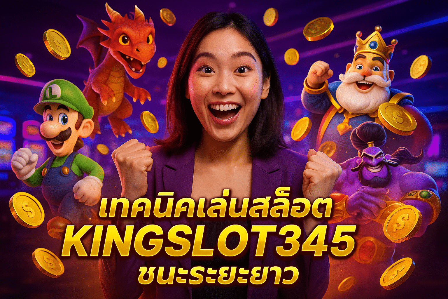 เทคนิคเล่นสล็อต KINGSLOT345 ชนะระยะยาว