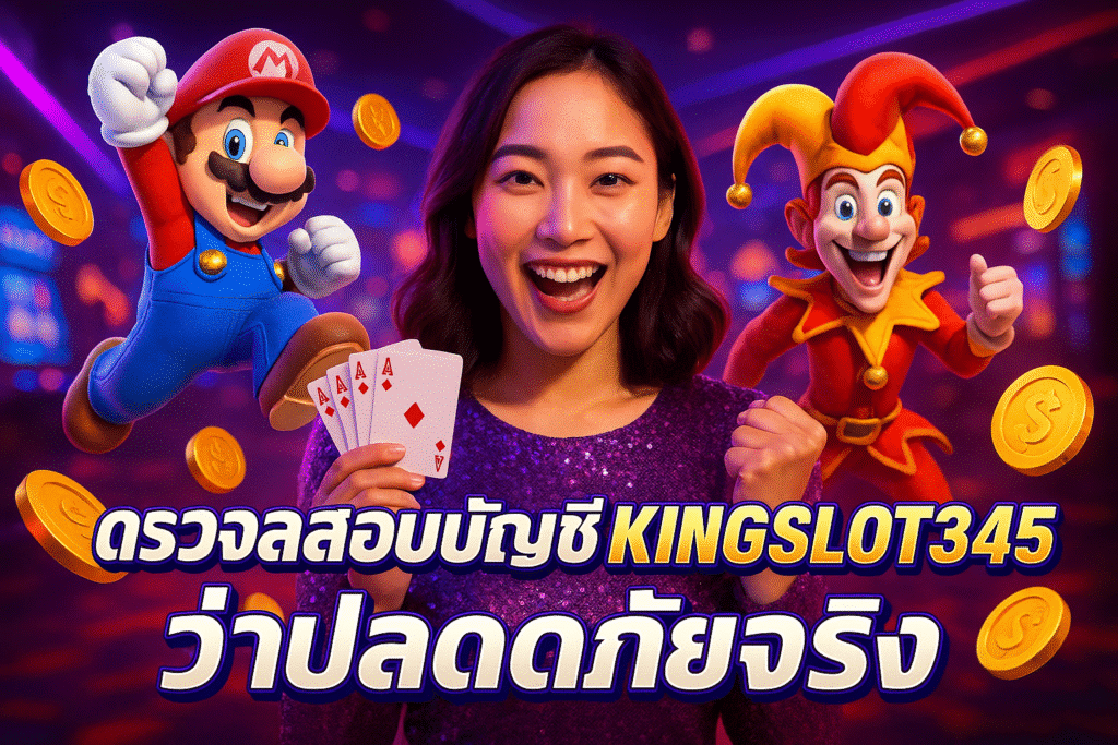 ตรวจสอบบัญชี KINGSLOT345 ว่า ปลอดภัยจริง